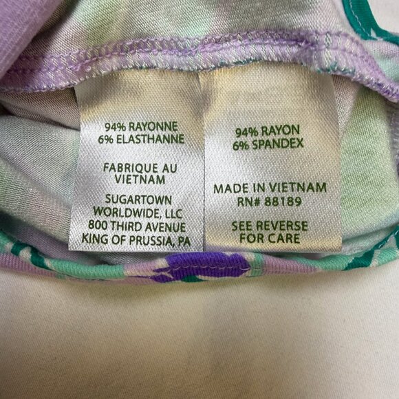 Lilly Pulitzer Gianni Skort Romper Purple Iris on the Chase M EUC - Picture 9 of 13